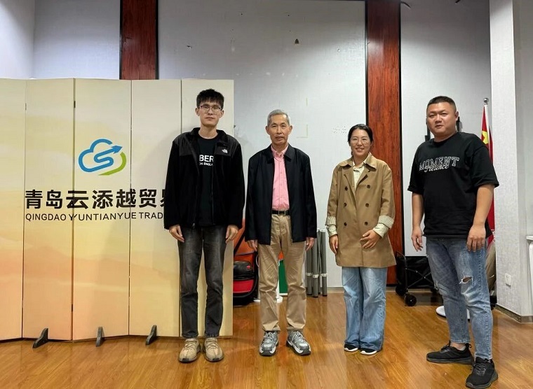 语言文化学院走访青岛云添越国际进出口贸易有限公司